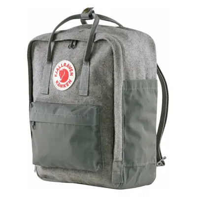 Fjällräven Kånken Re-Wool Granite Grey L Hátizsák