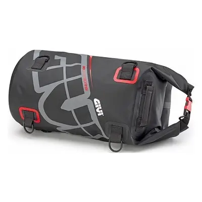 Givi EA114GR Waterproof Cylinder Seat Bag 30L Grey Red Táska