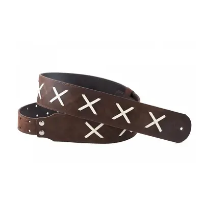 RightOnStraps Legend DG Gitárszíj Brown