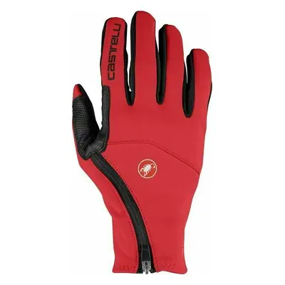 Castelli Mortirolo Glove Red Kesztyű kerékpározáshoz