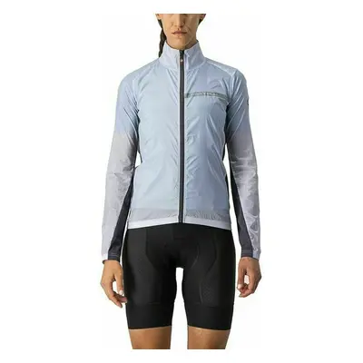 Castelli Squadra Stretch W Kabát Silver Gray/Dark Gray