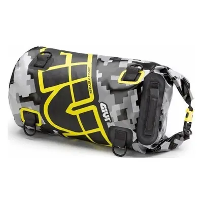 Givi EA114CM Waterproof Cylinder Seat Bag 30L Camo/Grey/Yellow Táska