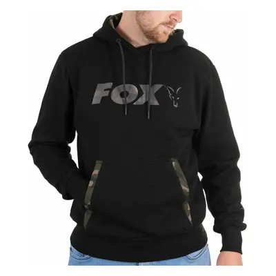 Fox Fishing Horgászpulóver Hoody Black/Camo