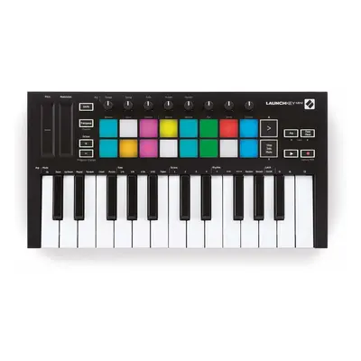 Novation Launchkey Mini MK3 MIDI mesterbillentyűzet Black