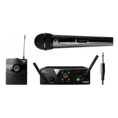 AKG WMS40 Mini2 Vocal/Instrumental Dual Vezeték nélküli rendszer US25A: 537.500MHz + US25C: 539.