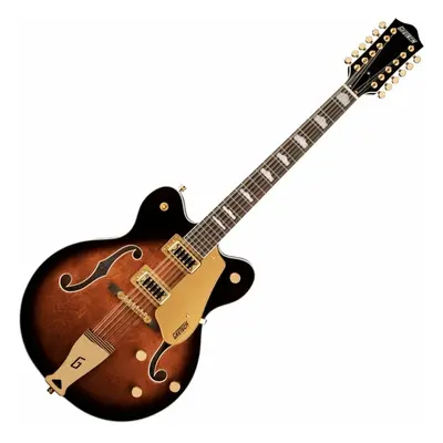 Gretsch G5422G-12 Electromatic DC LRL Single Barrel Burst Félakusztikus - jazz-gitár