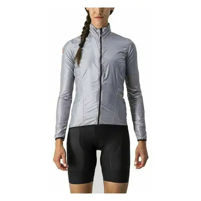 Castelli Aria Shell W Kabát Silver Gray