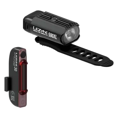 Lezyne Hecto Drive 500XL / Stick Drive Black Front lm / Rear lm Lámpa szett