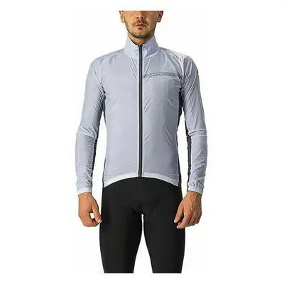 Castelli Squadra Stretch Kabát Silver Gray/Dark Gray