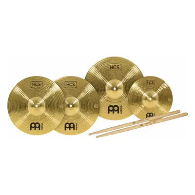 Meinl HCS1314+10S Cymbals HCS Bonus Pack 10/13/14 + 5A Sticks Cintányérszett