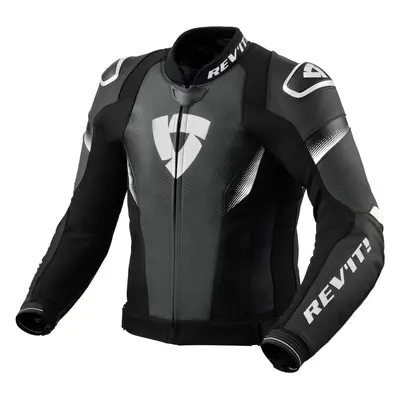 Rev'it! Jacket Control Black/White Bőrdzseki