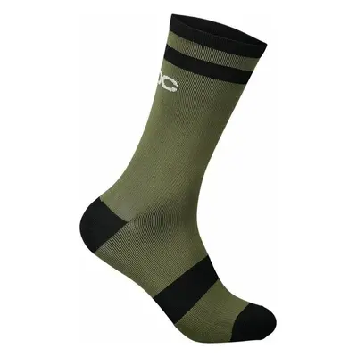 POC Lure MTB Sock Long Epidote Green/Uranium Black Kerékpáros zoknik