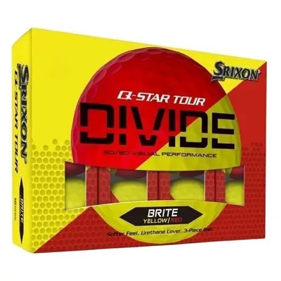 Srixon Q-Star Tour Divide Yellow Red Golflabda