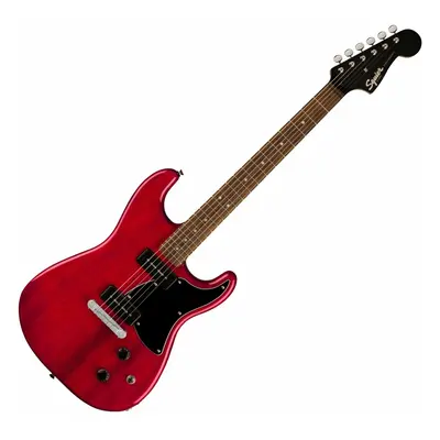 Fender Squier Paranormal Strat-O-Sonic Crimson Red Transparent Elektromos gitár