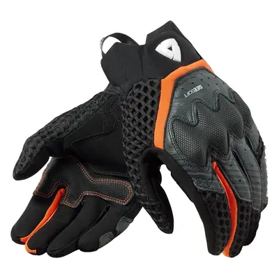 Rev'it! Gloves Veloz Black/Orange Motoros kesztyűk