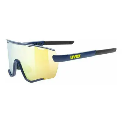 UVEX Sportstyle Set Blue Mat/Mirror Yellow Kerékpáros szemüveg