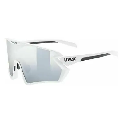 UVEX Sportstyle 2.0 Set White/Black Mat/Mirror Silver Clear Kerékpáros szemüveg