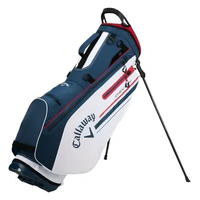 Callaway Chev Dry Stand Bag White/Navy/Red