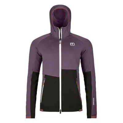 Ortovox Fleece Rib Hoody Womens Wild Berry Pulóver