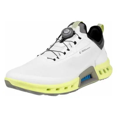 Ecco Biom C4 BOA White/Yellow Férfi golfcipők