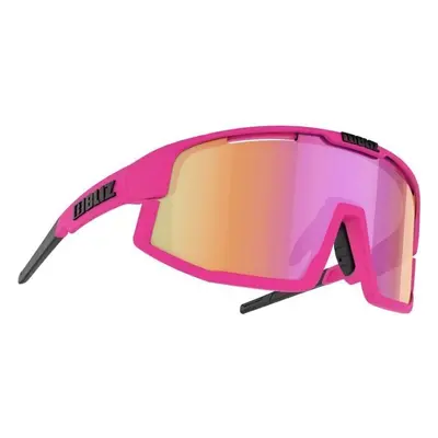 Bliz Vision Matt Neon Pink/Brown w Purple Multi plus Spare Jawbone Black Kerékpáros szemüveg