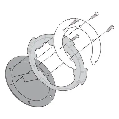 Givi BF24 Specific Flange for Fitting Tanklock, TanklockED Bags