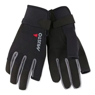 Musto Essential Sailing Long Finger Black Vitorlás kesztyű