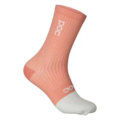 POC Flair Sock Mid Rock Salt/Hydrogen White Kerékpáros zoknik