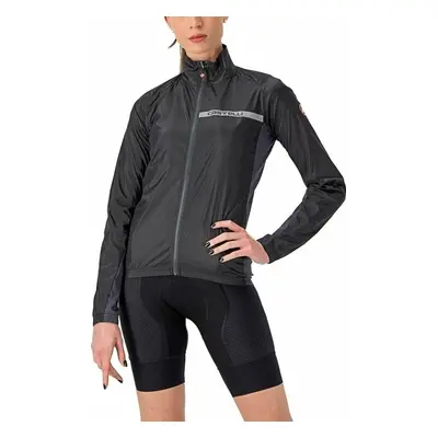 Castelli Squadra Stretch W Kabát Light Black/Dark Gray