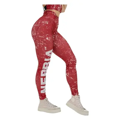 Nebbia Workout Leggings Rough Girl Red Fitness nadrág