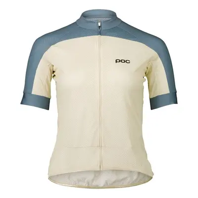 POC Essential Road Women's Logo Dzsörzi Okenite Off-White/Calcite Blue