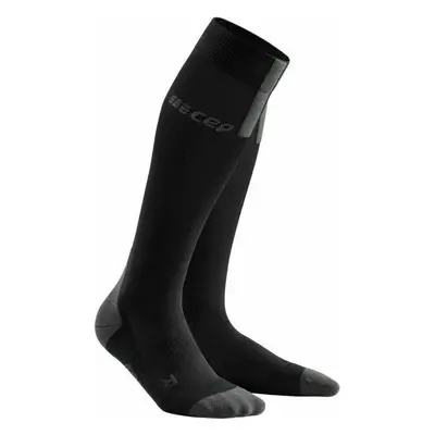 CEP WP40VX Compression Knee High Socks 3.0 Black/Dark Grey II Futózoknik