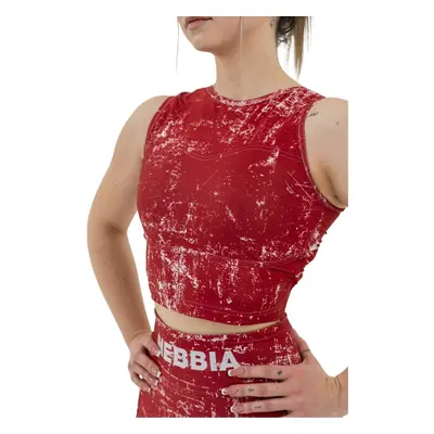 Nebbia Crop Tank Top Rough Girl Red Fitness póló