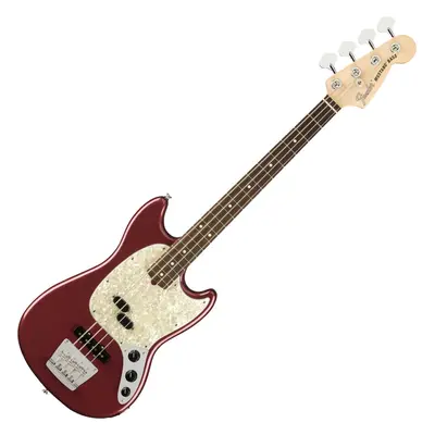 Fender American Performer Mustang RW Aubergine Basszusgitár