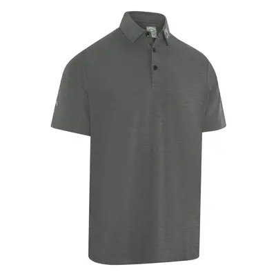 Callaway Classic Jacquard Mens Caviar Rövid ujjú póló