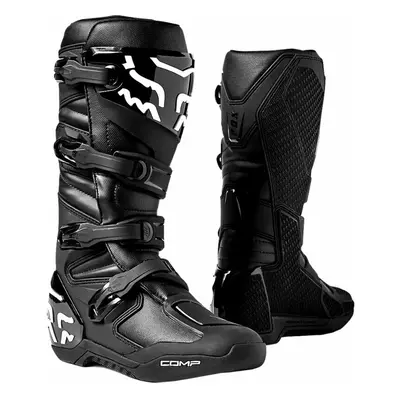 FOX Comp Boots Black Motoros csizmák