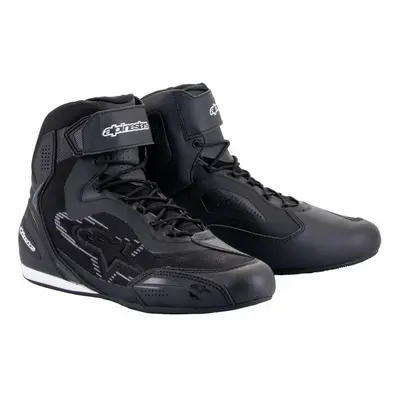 Alpinestars Faster-3 Rideknit Shoes Black/Dark Gray Motoros cipők