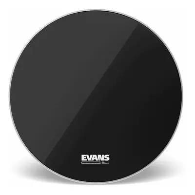 Evans BD22RB-NP EQ3 Resonant Black NO PORT 22" Black Rezonátor (alsó) bőr