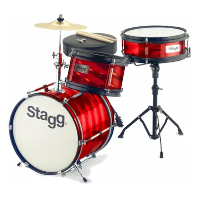 Stagg TIM JR 3/12B RD Red Gyermek dob