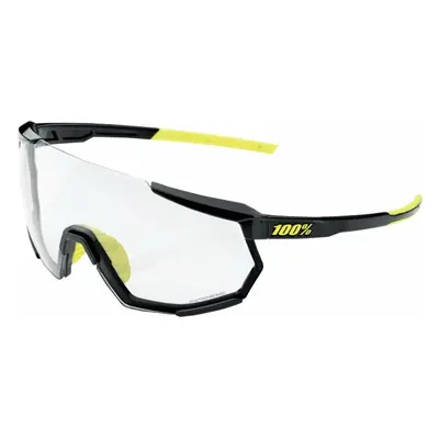 100% Racetrap 3.0 Gloss Black/Photochromic Kerékpáros szemüveg