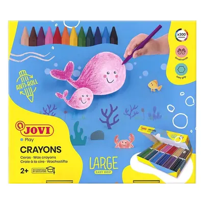 Jovi Hexagonal Wax Crayons Zsírkréta Colours