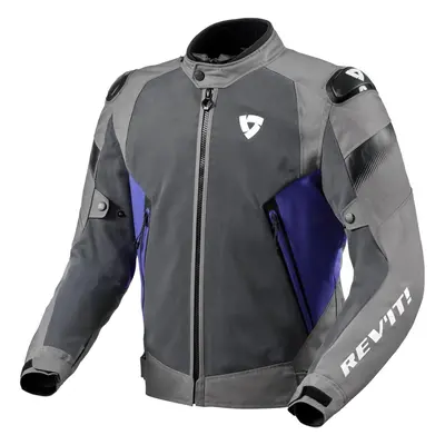 Rev'it! Jacket Control Air H2O Grey/Blue Textildzseki