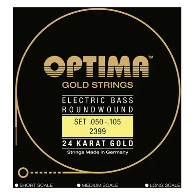 Optima 2399.L 24K Gold Strings Long Scale Medium Basszusgitár húr