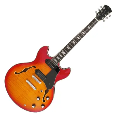 Sire Larry Carlton H7V Cherry Sunburst Félakusztikus - jazz-gitár