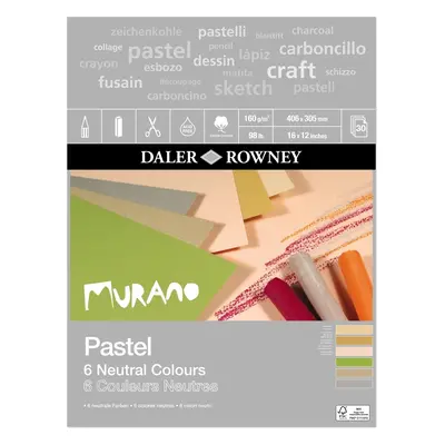 Daler Rowney Murano Pastel Paper g Neutral Colours Vázlattömb