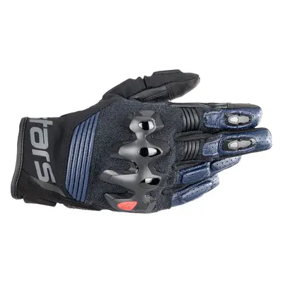 Alpinestars Halo Leather Gloves Dark Blue/Black 2XL Motoros kesztyűk