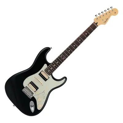 Fender MIJ Hybrid II Stratocaster HSH RW Black Elektromos gitár