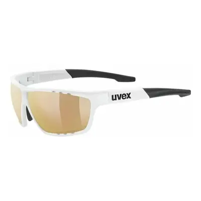 UVEX Sportstyle Black Mat/Mirror Silver Kerékpáros szemüveg