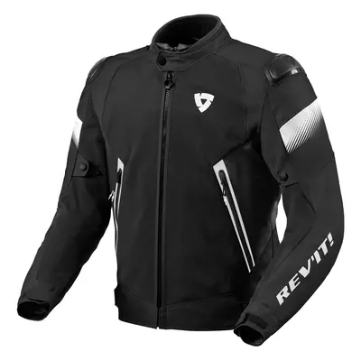 Rev'it! Jacket Control Air H2O Black/White Textildzseki