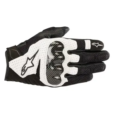 Alpinestars SMX-1 Air V2 Gloves Black/White Motoros kesztyűk